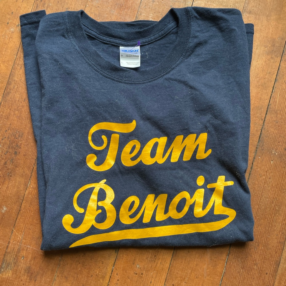 Team Benoit Black and Gold T-Shirt
